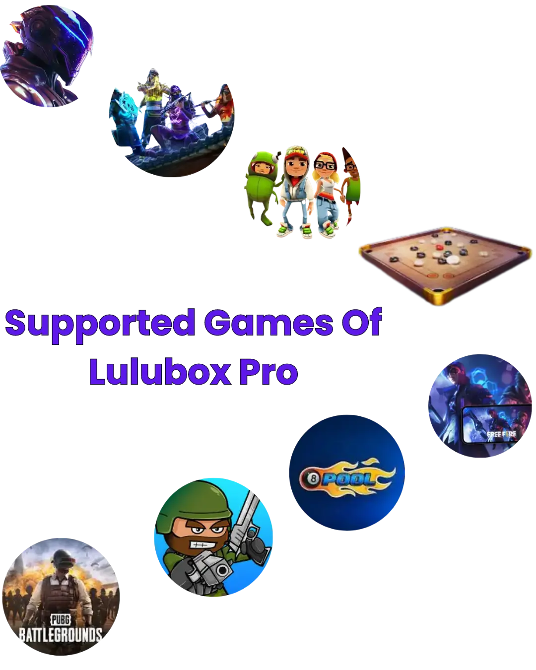 Supported Games Of Lulubox Pro.